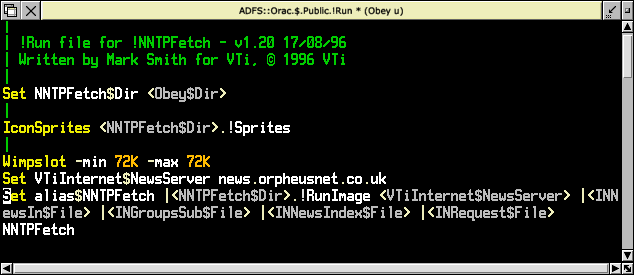 NNTPFetch !Run file